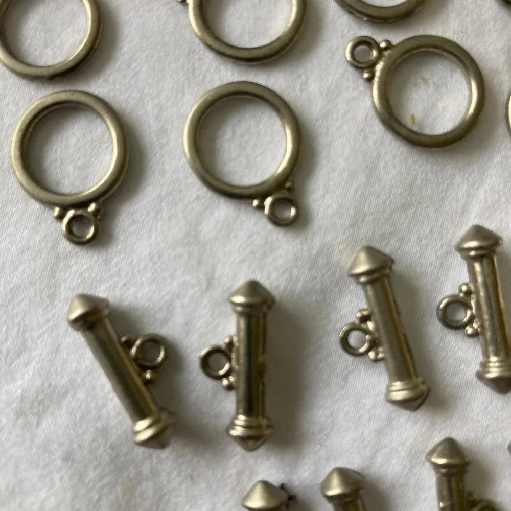 Pewter Toggle Sets for Jewelry Making, Necklaces, and Bracelets.